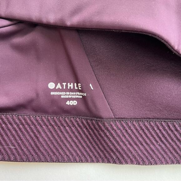 ATHLETA Advance High Impact Bra Purple size 40D - Picture 6 of 6